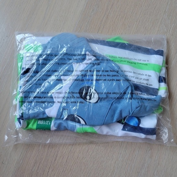 🛑 2 / $40 Sale! Tommy Bahama Infant 2-piece Swim Set UPF50+ / Shark Print  NWT - Picture 8 of 9